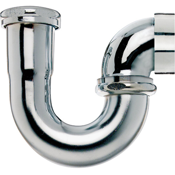 Keeney 1-1/2 In. Satin Nickel Brass J-Bend 454K