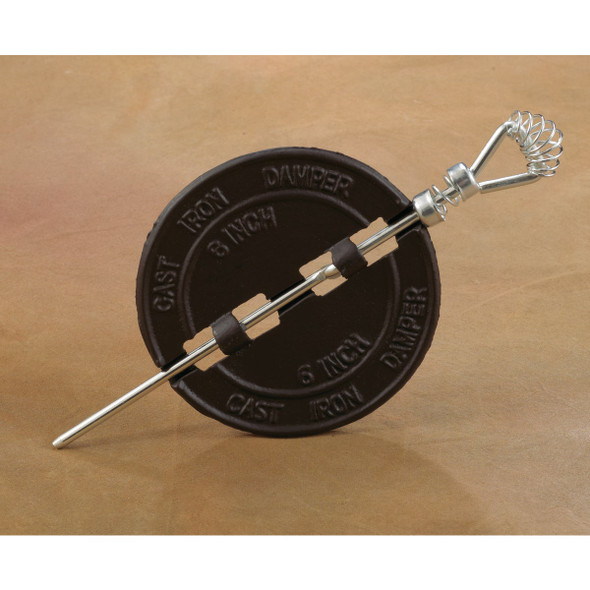 Home Impressions 6 In. Stove Pipe Damper Home Impressions 6 In. Stove Pipe Damper