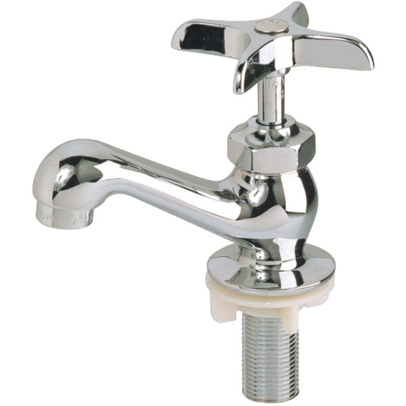 B&K Chrome 1.2 GPM Heavy-Duty Single Hole Basin Faucet 120-005NL