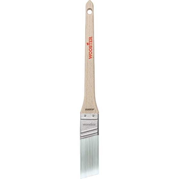 Wooster SILVER TIP 1 In. Thin Angle Sash Paint Brush 5224-1 772258