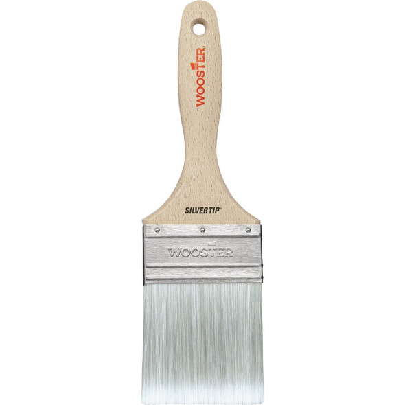Wooster SILVER TIP 3 In. Flat Wall Varnish And Paint Brush 5223-3 773616
