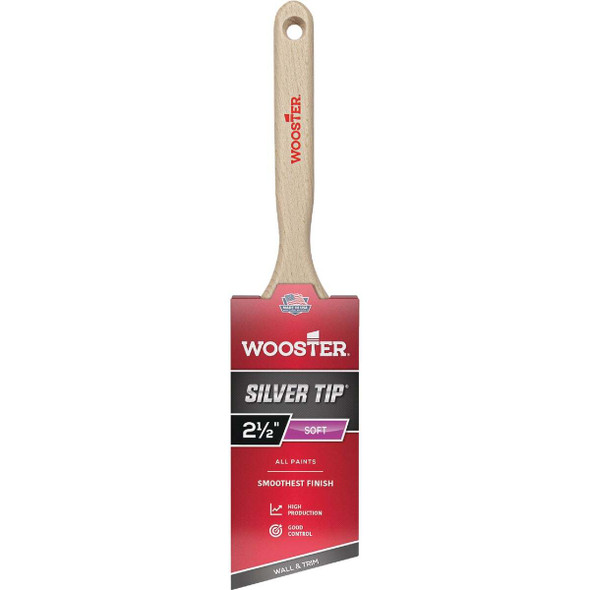 Wooster SILVER TIP 2-1/2 In. Chisel Trim Angle Sash Paint Brush 5221-2 1/2