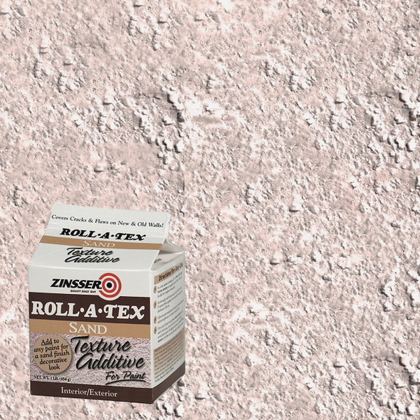 Zinsser Roll-A-Tex Sand Finish Texture Paint Additive, 1 Lb. 22616