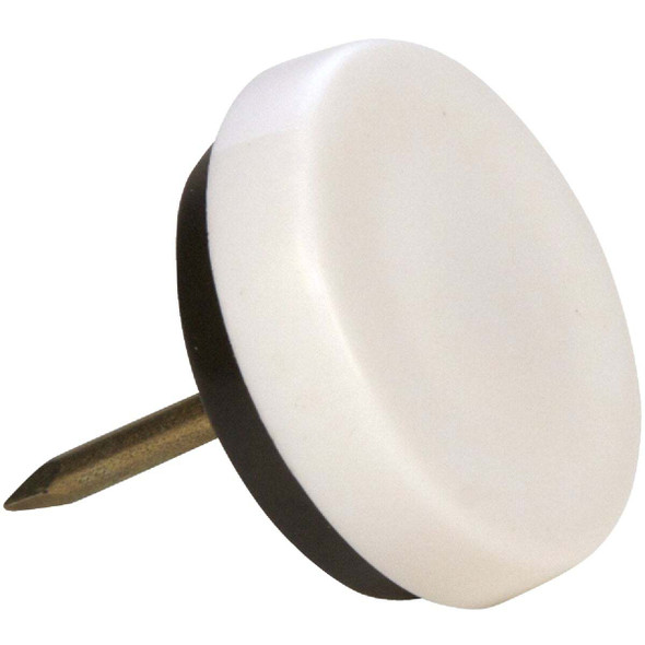 Magic Sliders 1-1/8 In. Round Nail on Furniture Glide,(4-Pack) 45560