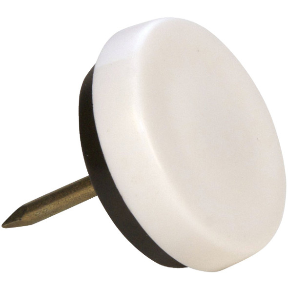 Magic Sliders 1-1/8 In. Round Nail on Furniture Glide,(4-Pack) 45560