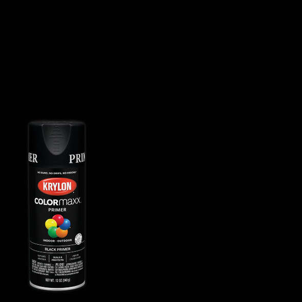 Krylon ColorMaxx Black 12 Oz. All-Purpose Spray Paint Primer K05581007