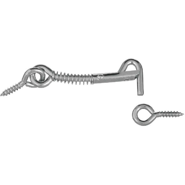 National Hardware Steel 2-1/2 In. Safety Gate Hook & Eye Bolt N170-746