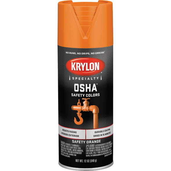 Krylon OSHA 12 Oz. Gloss Spray Paint, Safety Orange K02410777 771766