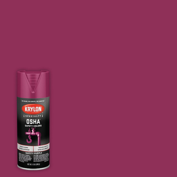Krylon OSHA 12 Oz. Gloss Spray Paint, Safety Purple K01929777