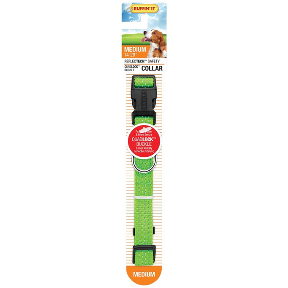 Ruffin' it Med Hi-Vis Dog Collar 80016 817977