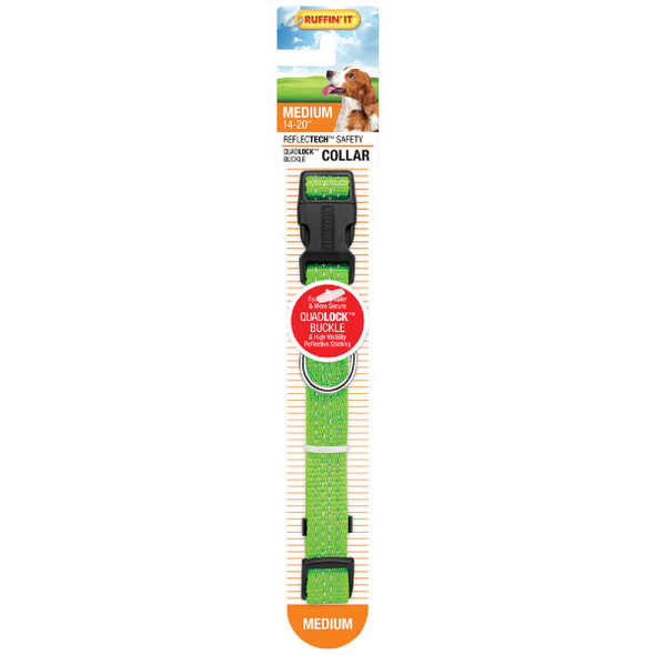 Ruffin' it Med Hi-Vis Dog Collar 80016 817977