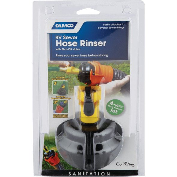 Camco RV Sewer Hose Rinser Cap