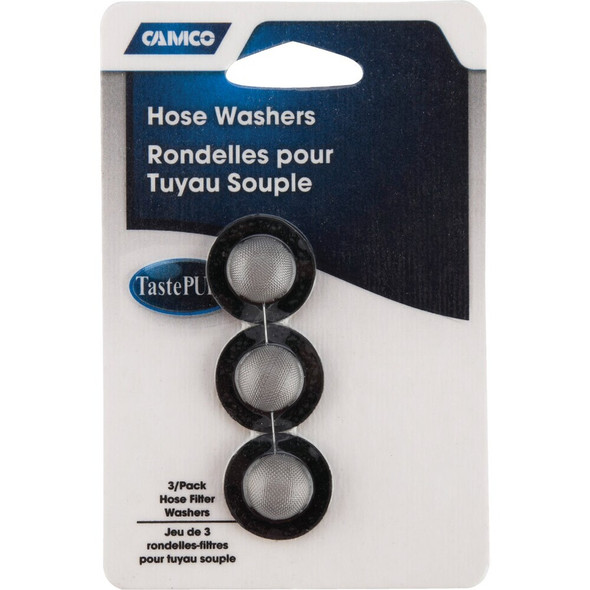 Camco Stainless Steel Mesh 1 In. RV Washer with Filter, (3-Pack) 20183 576077