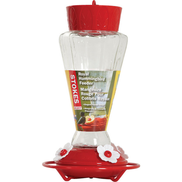 More Birds 28 Oz. Glass Royal Hummingbird Feeder 38135 760416