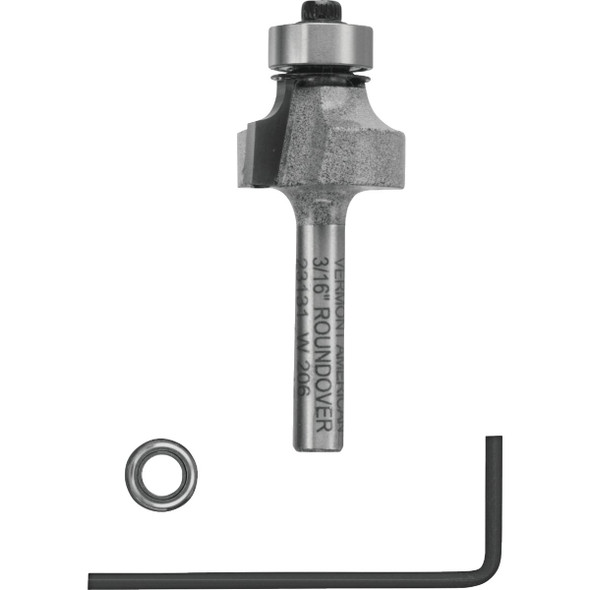 Vermont American Carbide Tip 3/16 In. Roundover Bit 23131