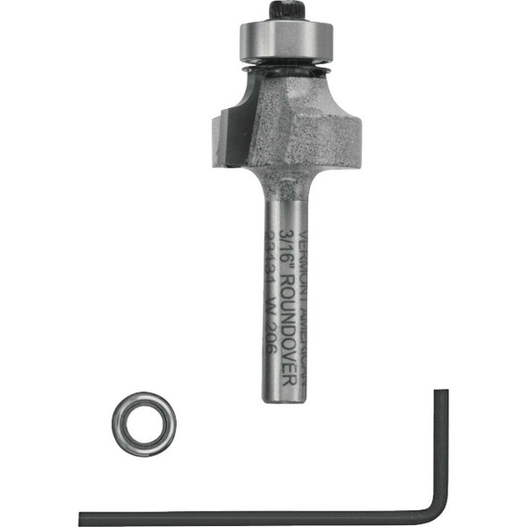 Vermont American Carbide Tip 3/16 In. Roundover Bit 23131