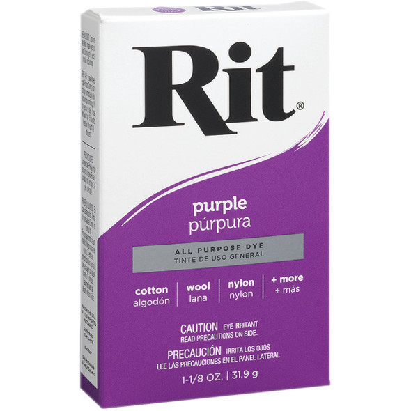 Rit Purple 1-1/8 Oz. Powder Dye 83130 Rit Purple 1-1/8 Oz. Powder Dye 83130
