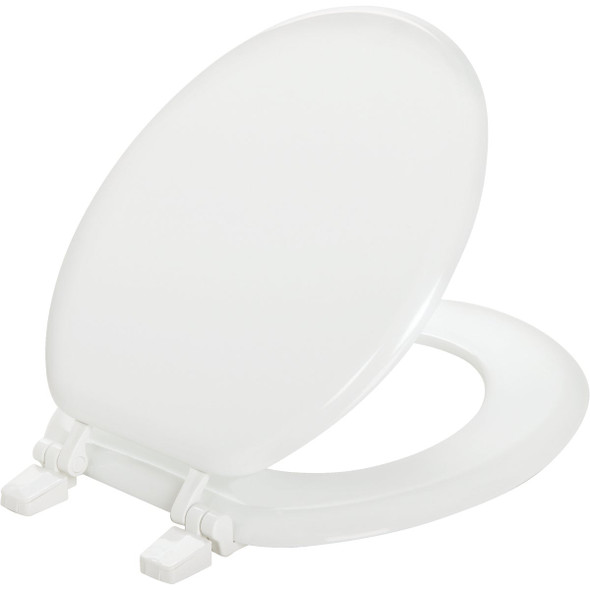 Bemis Mayfair Round Closed Front White Wood Toilet Seat 66TT-000 Bemis Mayfair Round Closed Front White Wood Toilet Seat 66TT-000