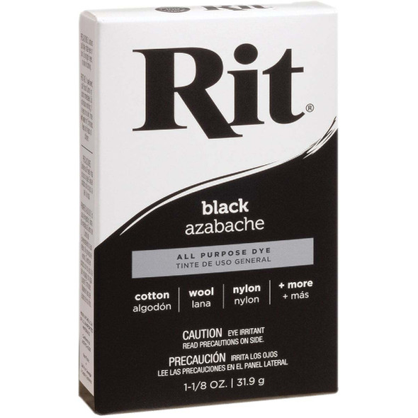 Rit Black 1-1/8 Oz. Powder Dye 83150
