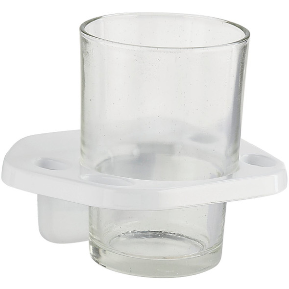 Home Impressions Vista White Toothbrush Holder 409454