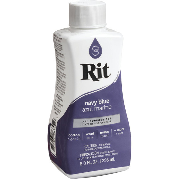 Rit Navy Blue 8 oz Liquid Dye 88300