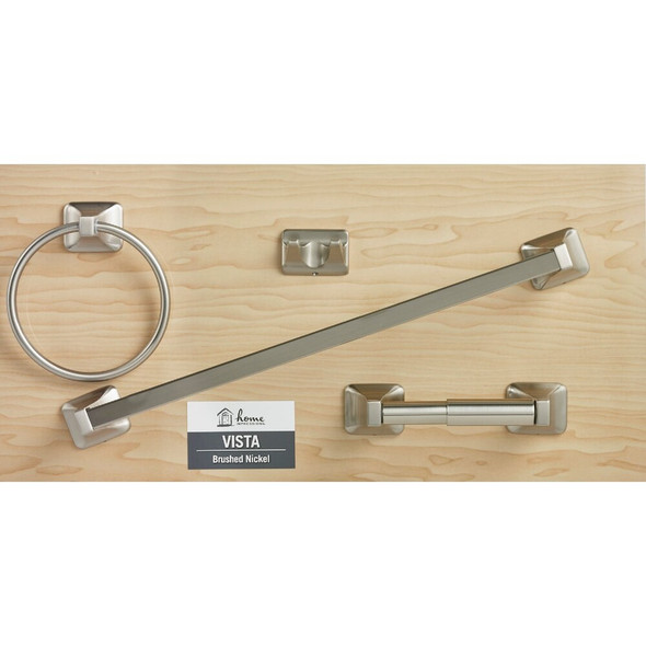 Home Impressions Brushed Nickel Toilet Paper Replacement Roller W-7319 404626