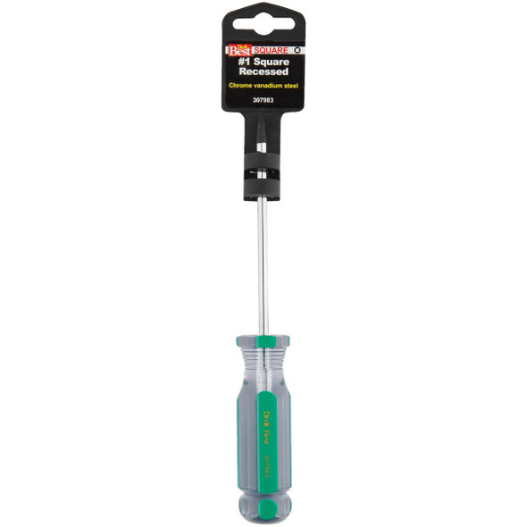 Do it Best #1 x 4 In. Square Recess Screwdriver 307983 307983