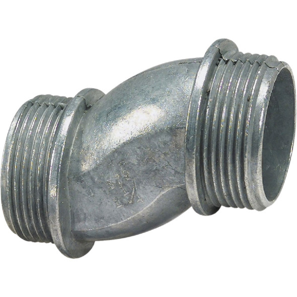 Halex 1 In. Rigid Die-Cast Zinc Offset Nipple 04010
