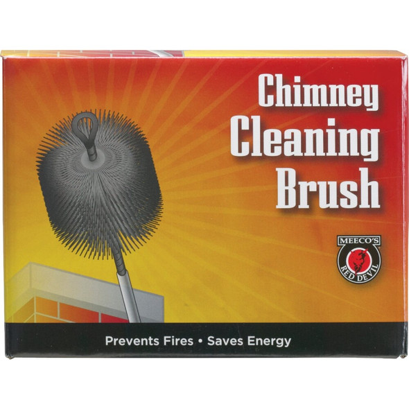 Meeco's Red Devil 6 In. Round Poly Chimney Brush 33140 404446