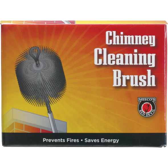 Meeco's Red Devil 8 In. Round Poly Chimney Brush Meeco's Red Devil 8 In. Round Poly Chimney Brush