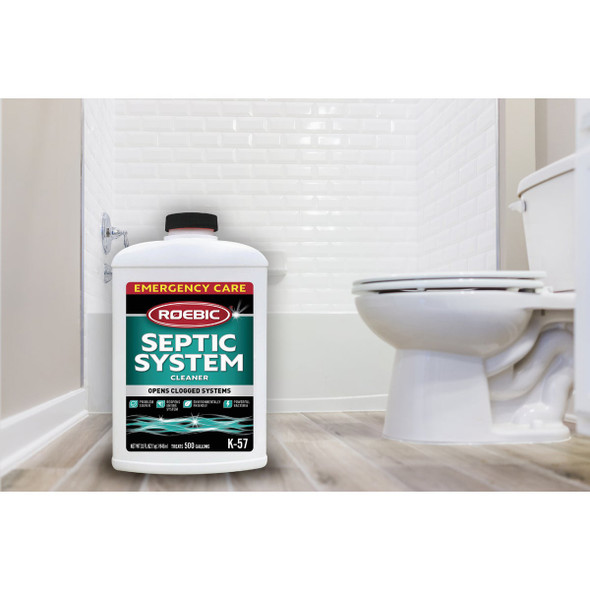 Roebic K-57 32 Oz. Emergency Care Septic Tank Treatment K57-Q-12 436148