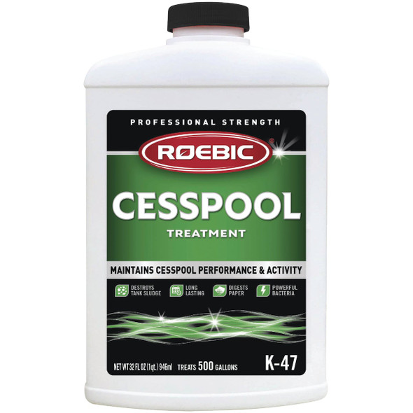 Roebic K-47 1 Qt. Cesspool and Septic Tank Treatment K47-Q-12 Roebic K-47 1 Qt. Cesspool and Septic Tank Treatment K47-Q-12