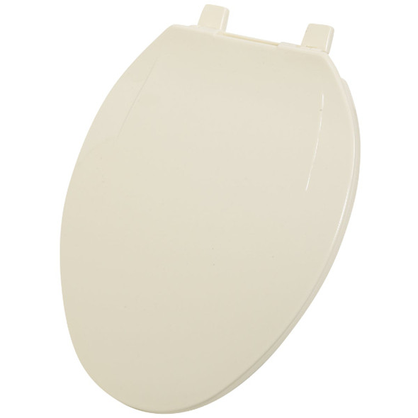 Home Impressions Elongated Closed Front Bone Plastic Toilet Seat 445496