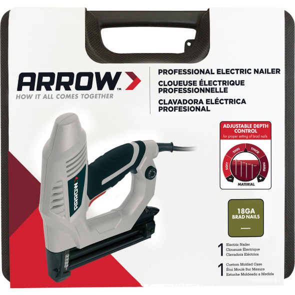 Arrow 18-Gauge Heavy-Duty Electric Brad Nailer ET200BN