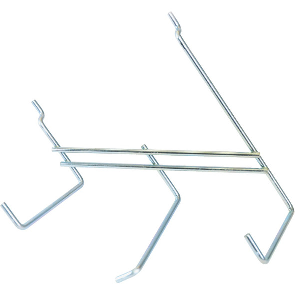 Siffron 10 In. Chrome-Plated Steel Slant Style Hammer Display Hook 7175892975