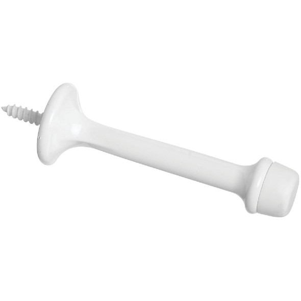 National Hardware Heavy Duty 3 In. Rigid Door Stop, White N248-419