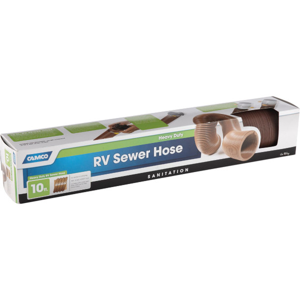 Camco 10 Ft. Heavy-Duty RV Sewer Hose