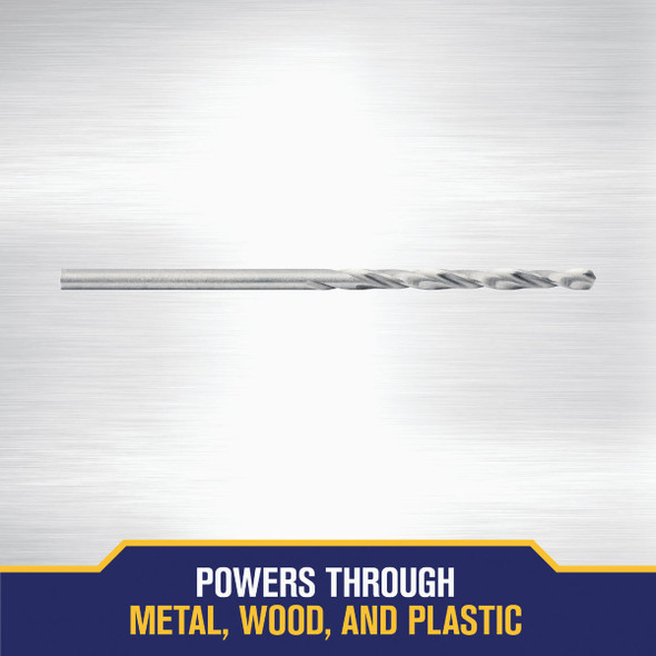 Irwin #44 Bright High Speed Steel Wire Gauge Drill Bit