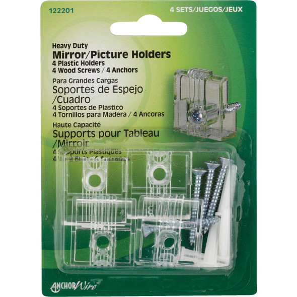 Hillman Heavy-Duty Mirror Holders (4-Sets) 122201