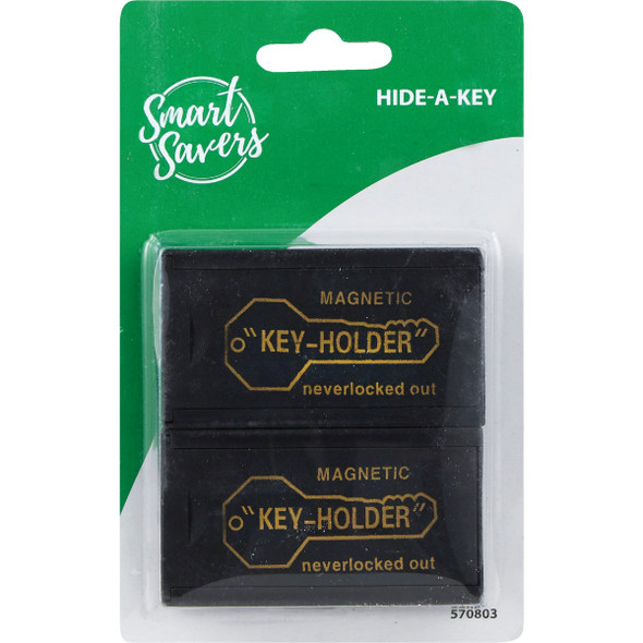 Smart Savers Hide-A-Key Black Key Hider (2-Pack)