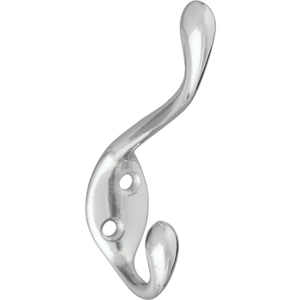 National Hardware Heavy-Duty Nickel Wardrobe Hook N248-252