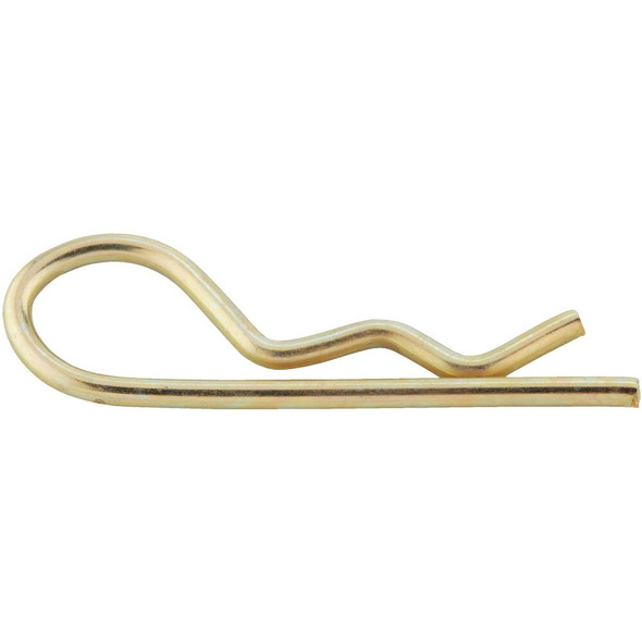 Speeco 3-16 In. x 3-3-4 In. Yellow Zinc Dichromate-Plated Hitch Pin Clip S07092700 736494