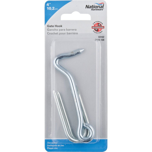 National Hardware 4 In. Heavy Gate Hook With Staple N122-168 222841