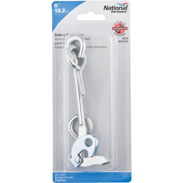 National Hardware 6 In. Heavy Safety Gate Hook N122-671 223653
