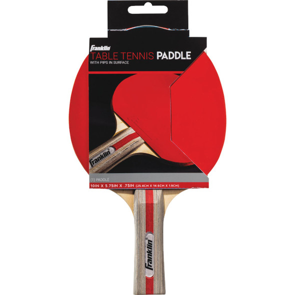 Franklin Flared Handle Rubber Face Table Tennis Paddle 57201