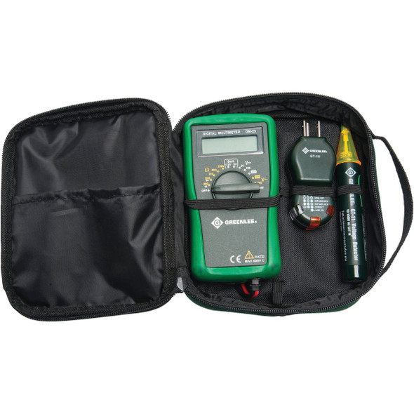 Greenlee 3-Piece Multimeter Test Kit with Case TK30A Greenlee 3-Piece Multimeter Test Kit with Case TK30A