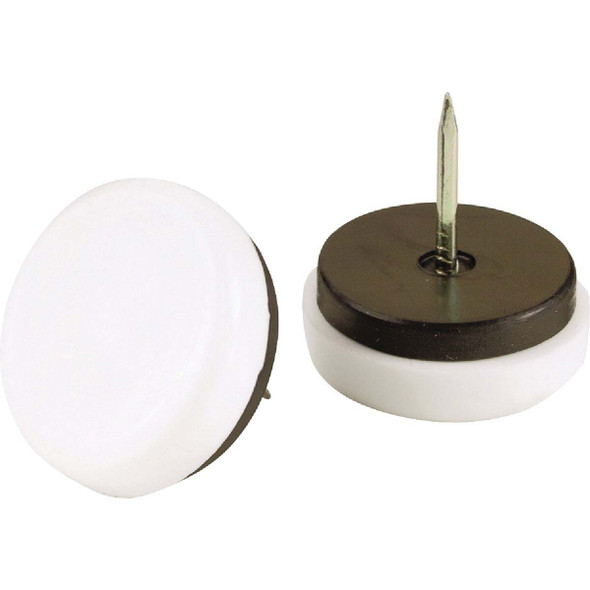 Do it 1-1/2 In. Round Swivel Nail on Furniture Glide (4-Pack) 227854