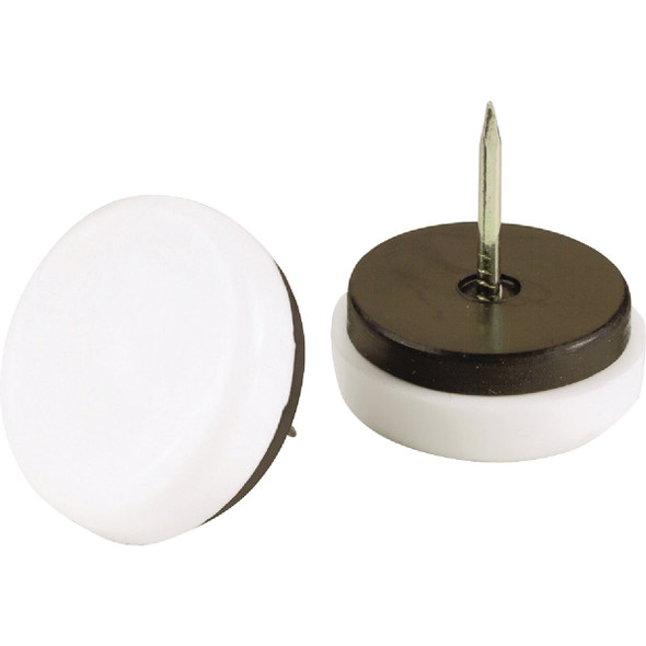Do it 1-1/2 In. Round Swivel Nail on Furniture Glide (4-Pack) 227854