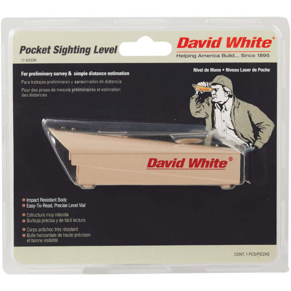 David White SitePro Hand Sight Level