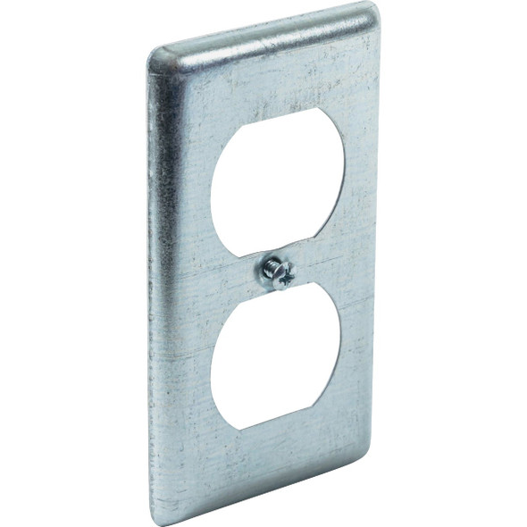 Southwire Duplex Receptacle 4 In. x 2-1/8 In. Handy Box Cover G19380-UPC